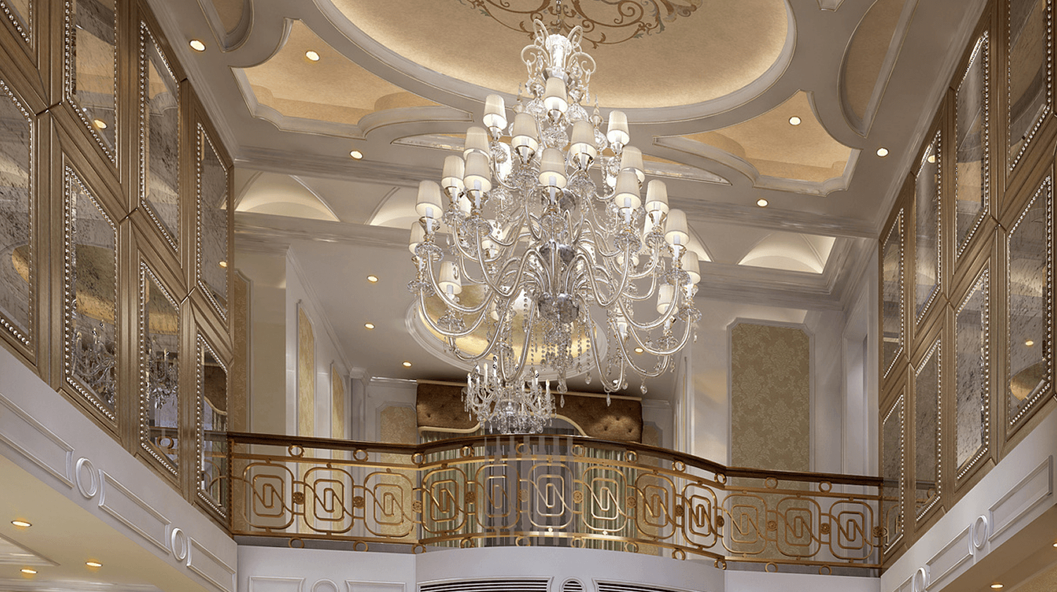 豪華なシャンデリア